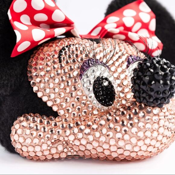 Vintage 90s Minnie Mouse Character Hat Disney‎ Trucker Snapback Bling Maximalist main image 6